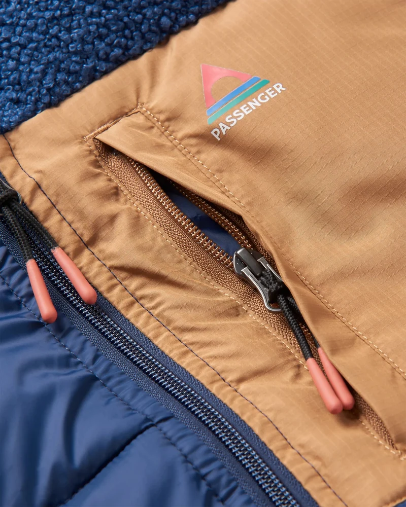 Journey Isolierte Jacke - Reiches Marineblau/Dunkles Denim