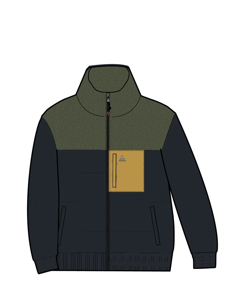 Journey Insulated Jacke - Schwarz/Khaki