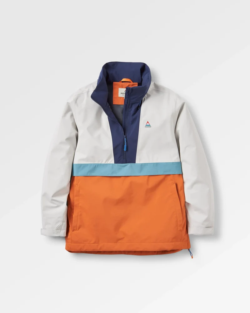 Skyline Wasserdichte Anorak - Gebranntes Orange/Birke