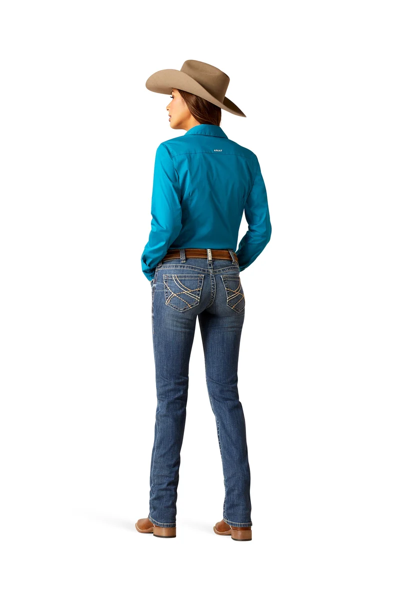 Real Mr Everlee Damen Straight Jeans Irvine 38 Extra Long