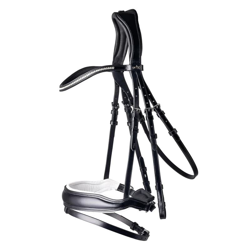 Stanford Anatomische Trense Black/White X-Full