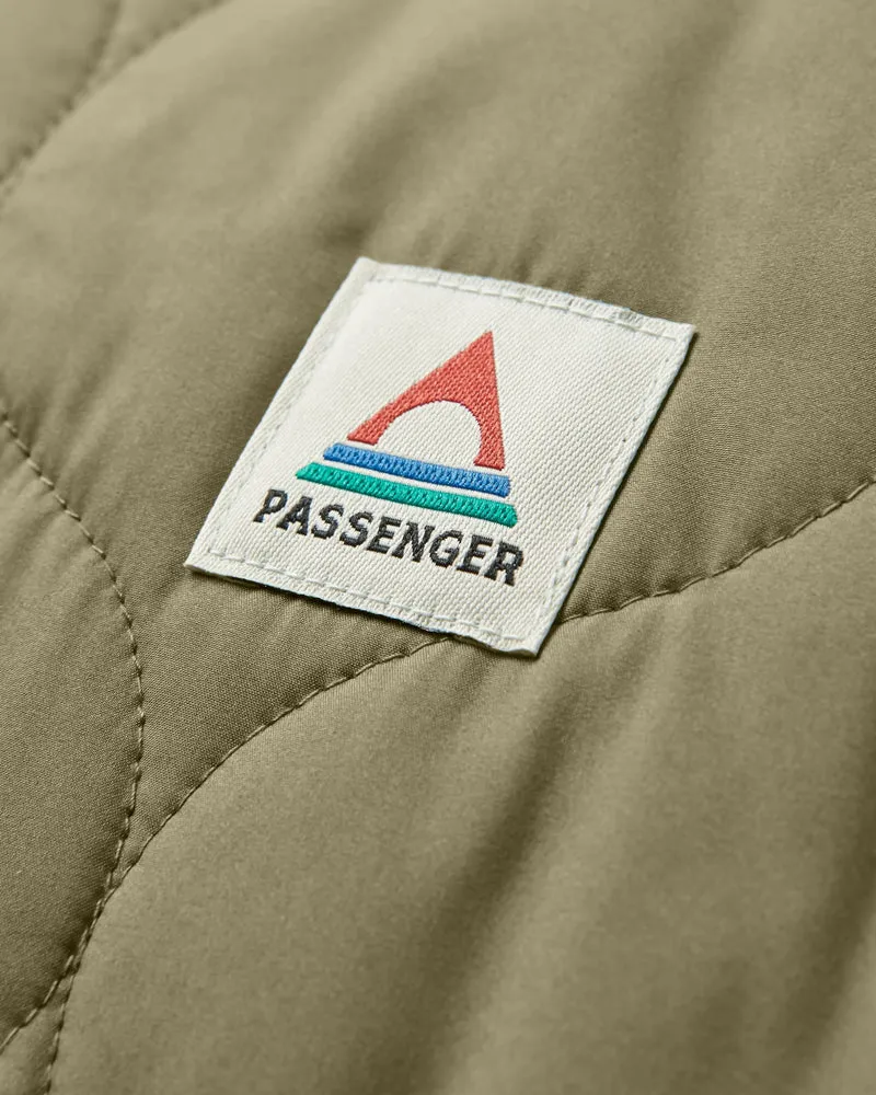 Hytte Fleece-gefütterte Jacke - Staubiges Olive
