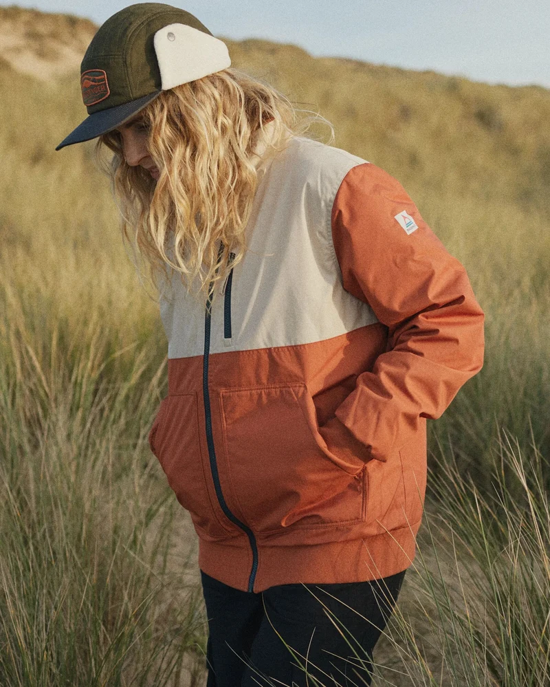 Finn Polar Fleece gefütterte Jacke - Gebrannter Ton