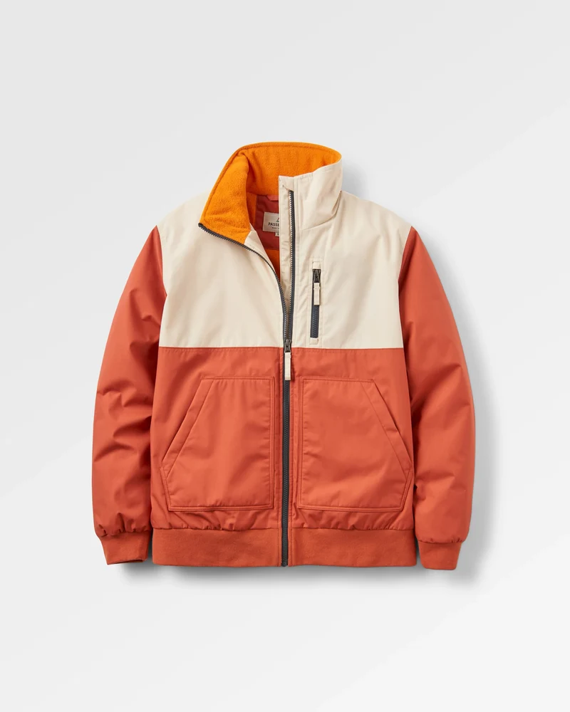 Finn Polar Fleece gefütterte Jacke - Gebrannter Ton