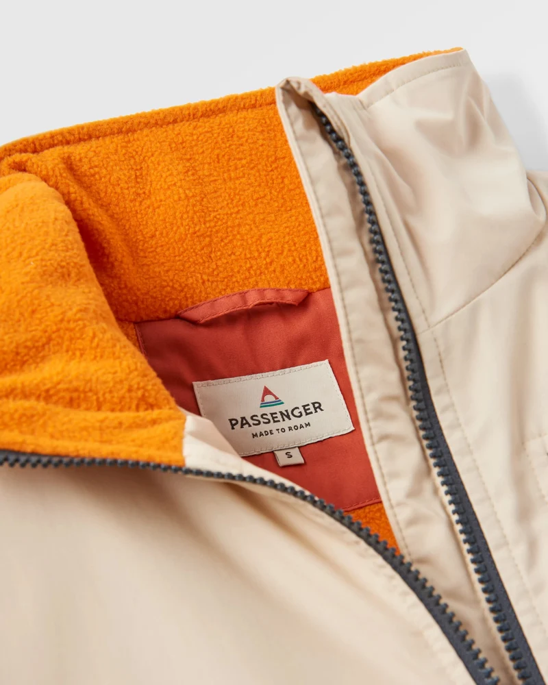 Finn Polar Fleece gefütterte Jacke - Gebrannter Ton