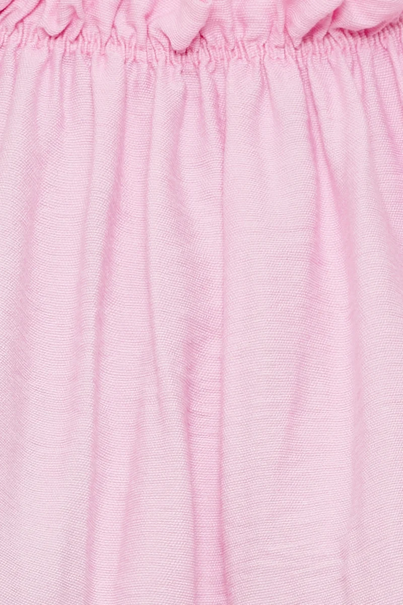 Lucina Solid Top | Pink Solid