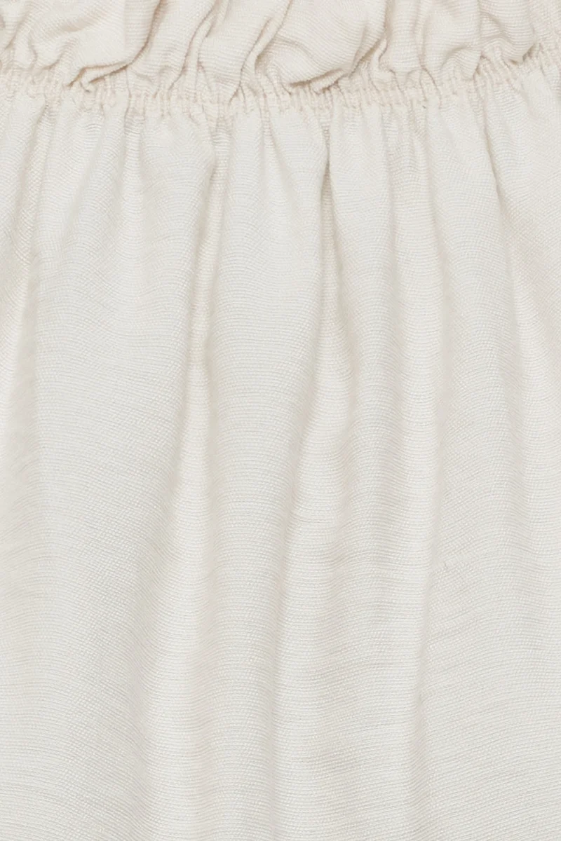 Lucina Solid Top | Beige Solid