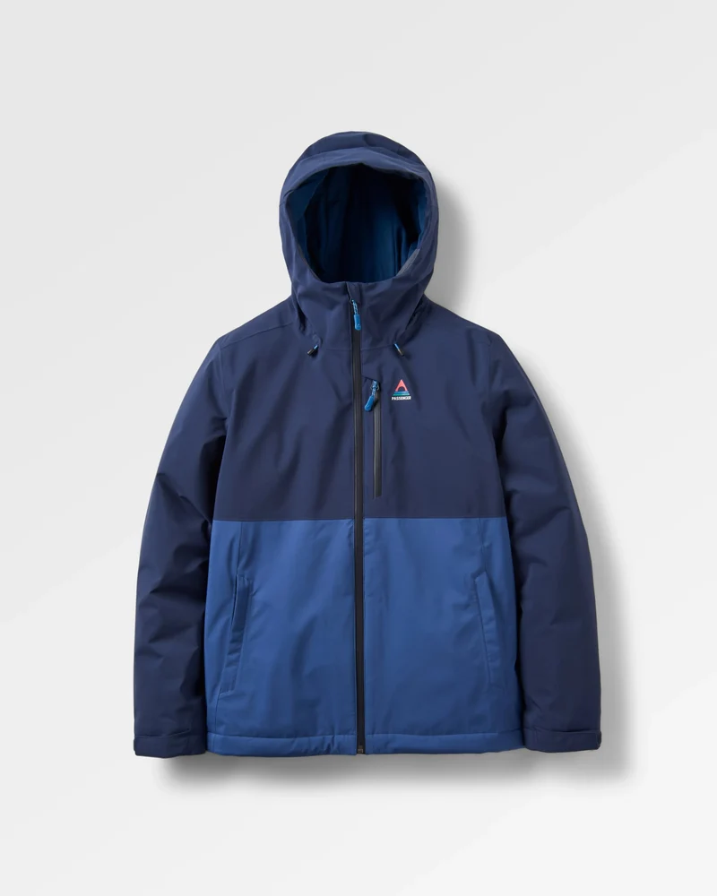 Elevate isolierte wasserdichte Jacke - Tiefes Marineblau