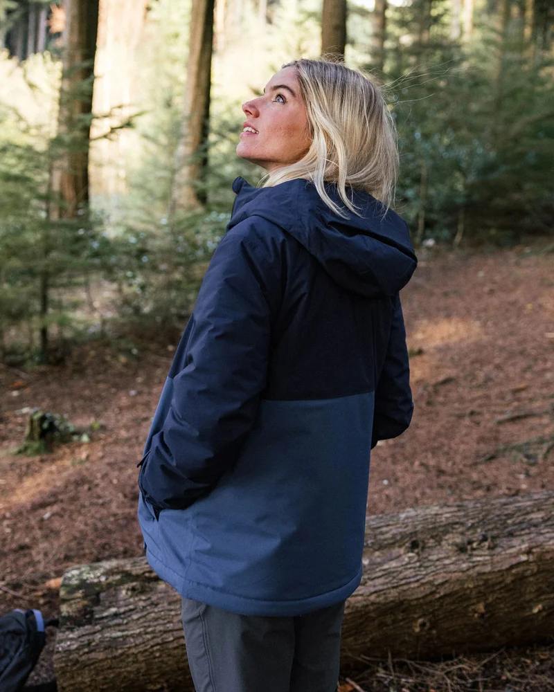Elevate isolierte wasserdichte Jacke - Tiefes Marineblau