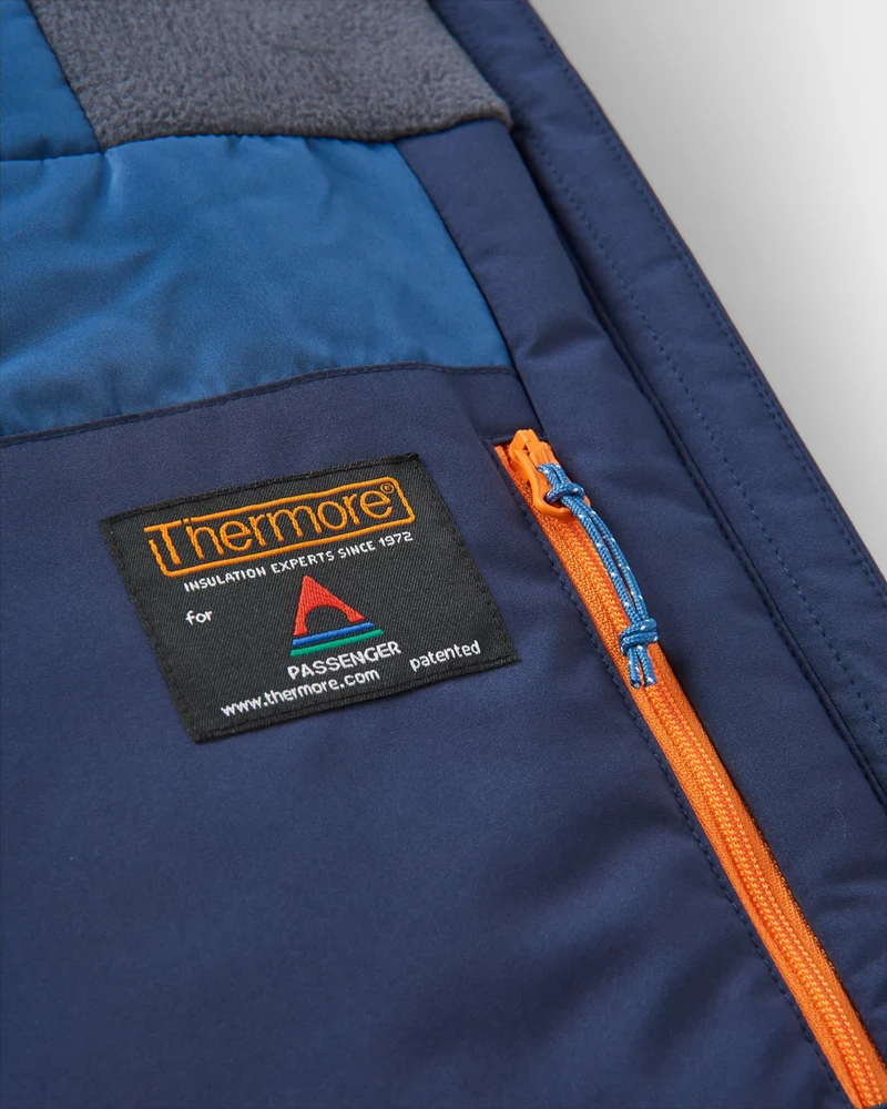Elevate isolierte wasserdichte Jacke - Tiefes Marineblau