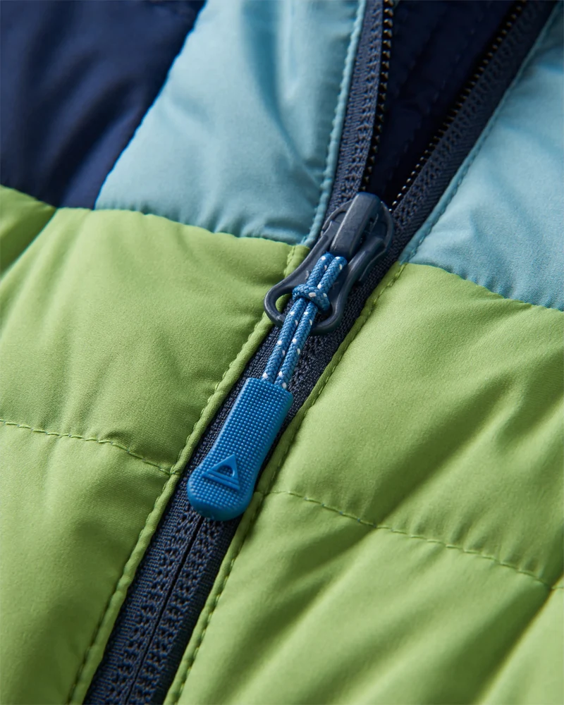 Northstar Daunenjacke - Reiches Marineblau/Birnengrün/Arktisch