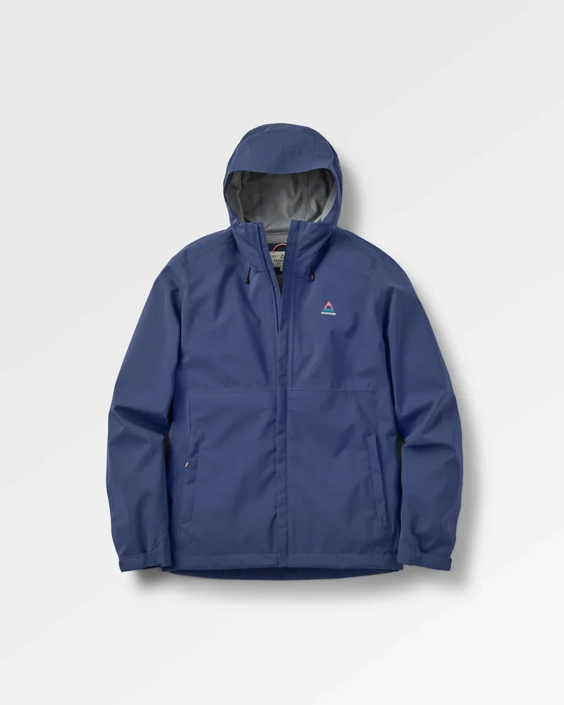 Downpour Wasserdichte Jacke - Sattes Marineblau