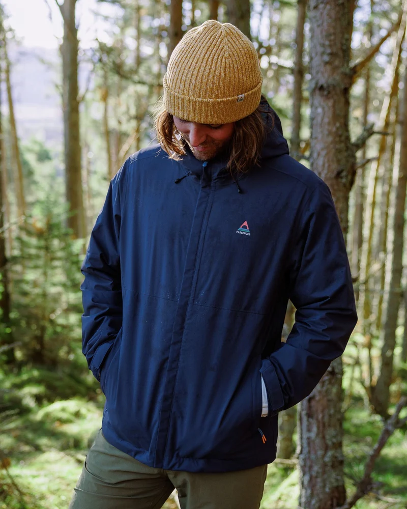 Downpour Wasserdichte Jacke - Sattes Marineblau