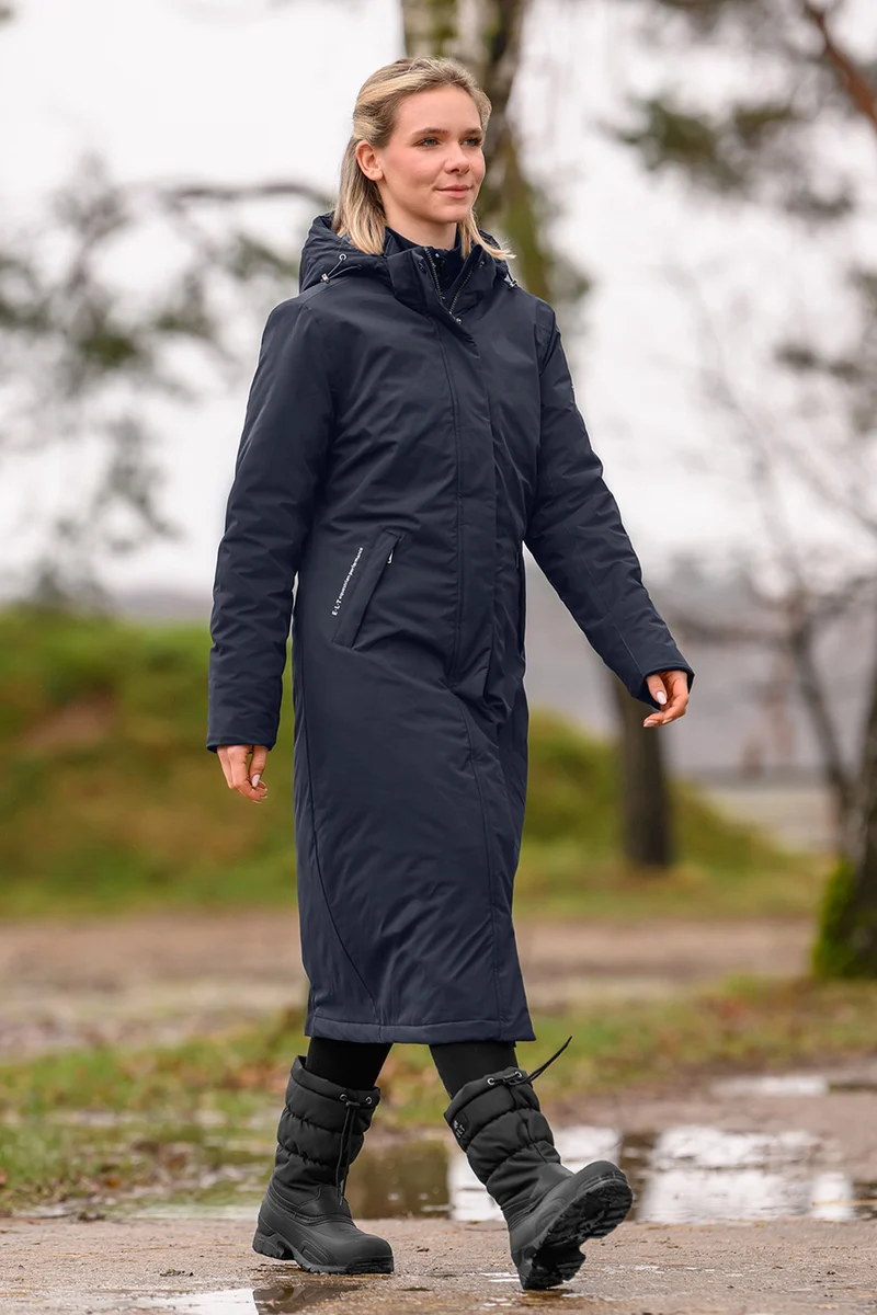 Performance Damen Winterreitmantel Deepblue S