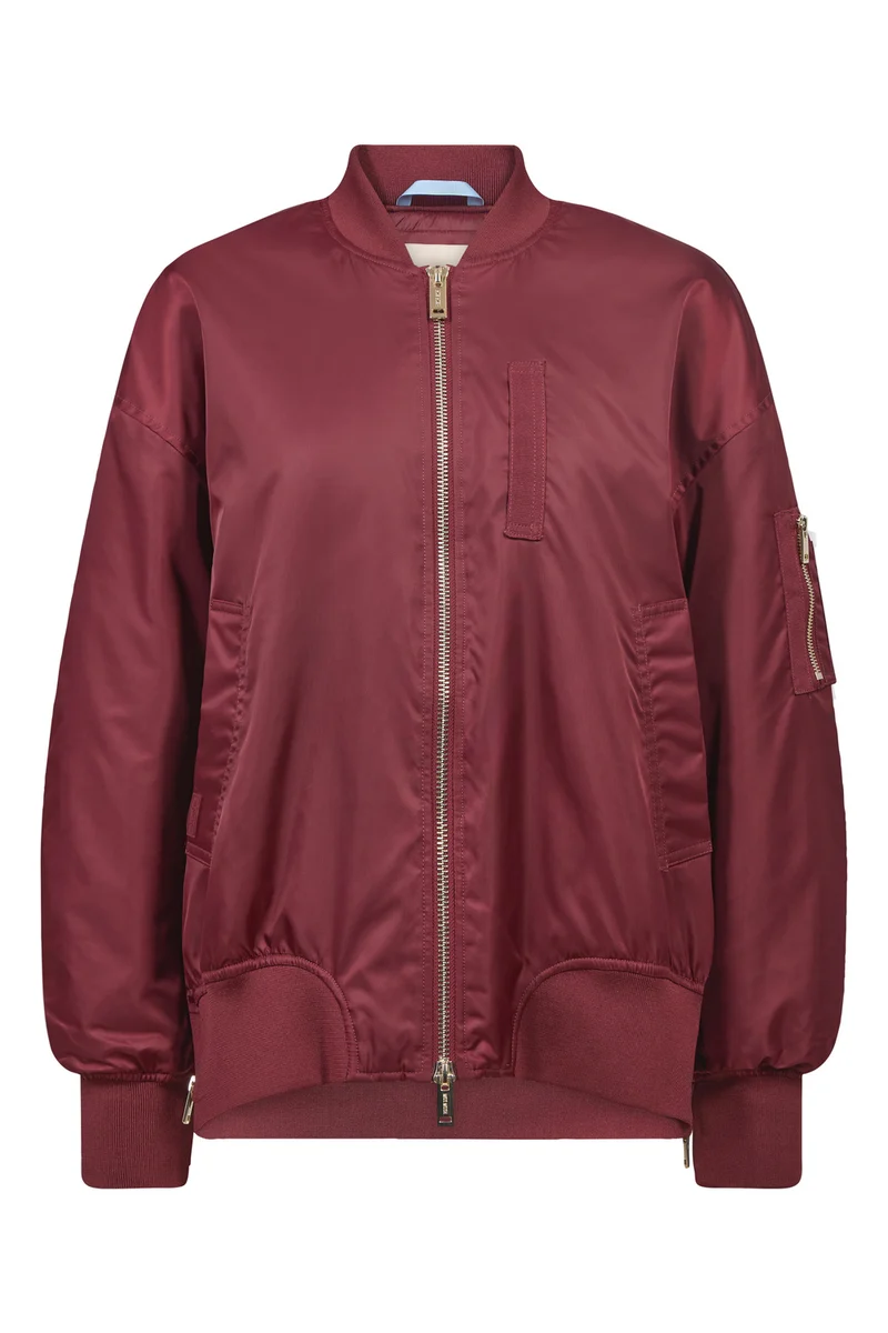 Ruby Bomber Jacket | Cabernet