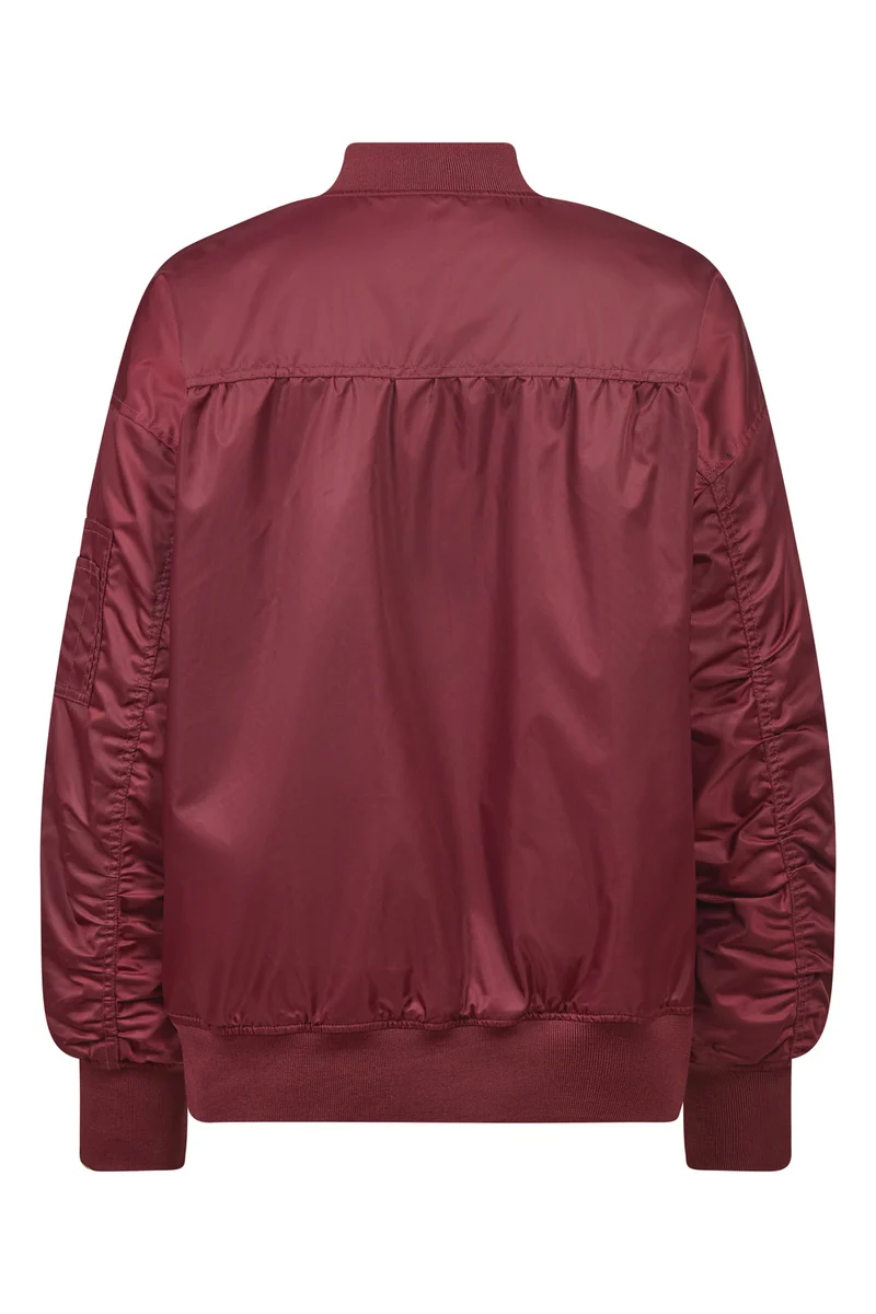 Ruby Bomber Jacket | Cabernet