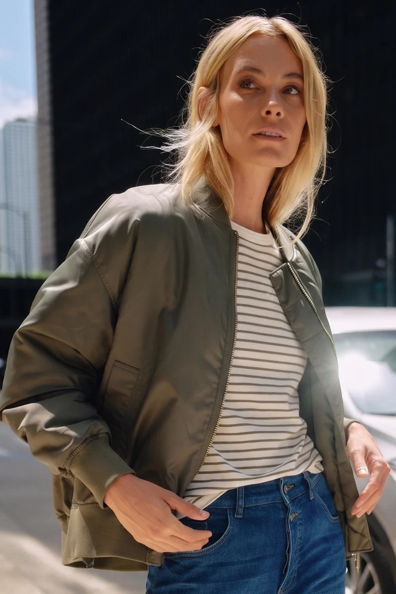 Ruby Bomber Jacket | Falcon