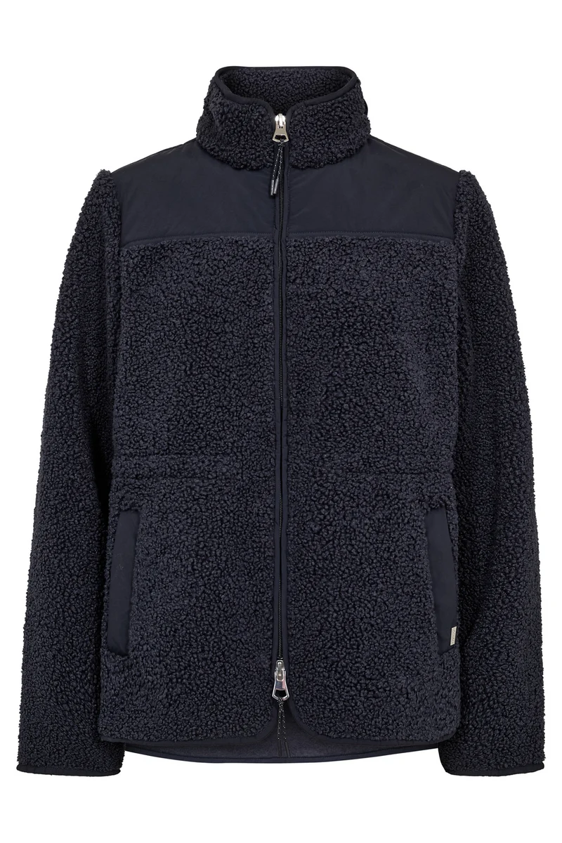 Elisa Eli Teddy Jacket | Salute Navy