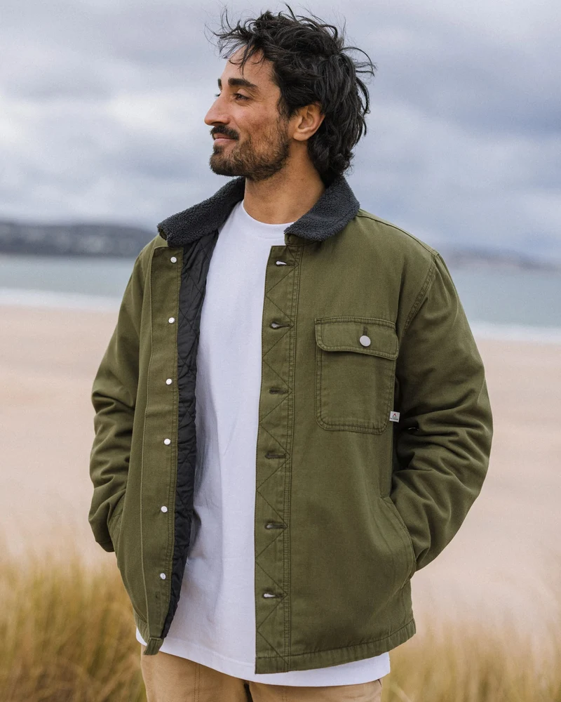 Falcon Bio Leinenjacke - Khaki