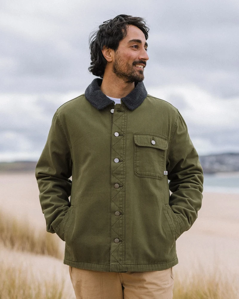 Falcon Bio Leinenjacke - Khaki