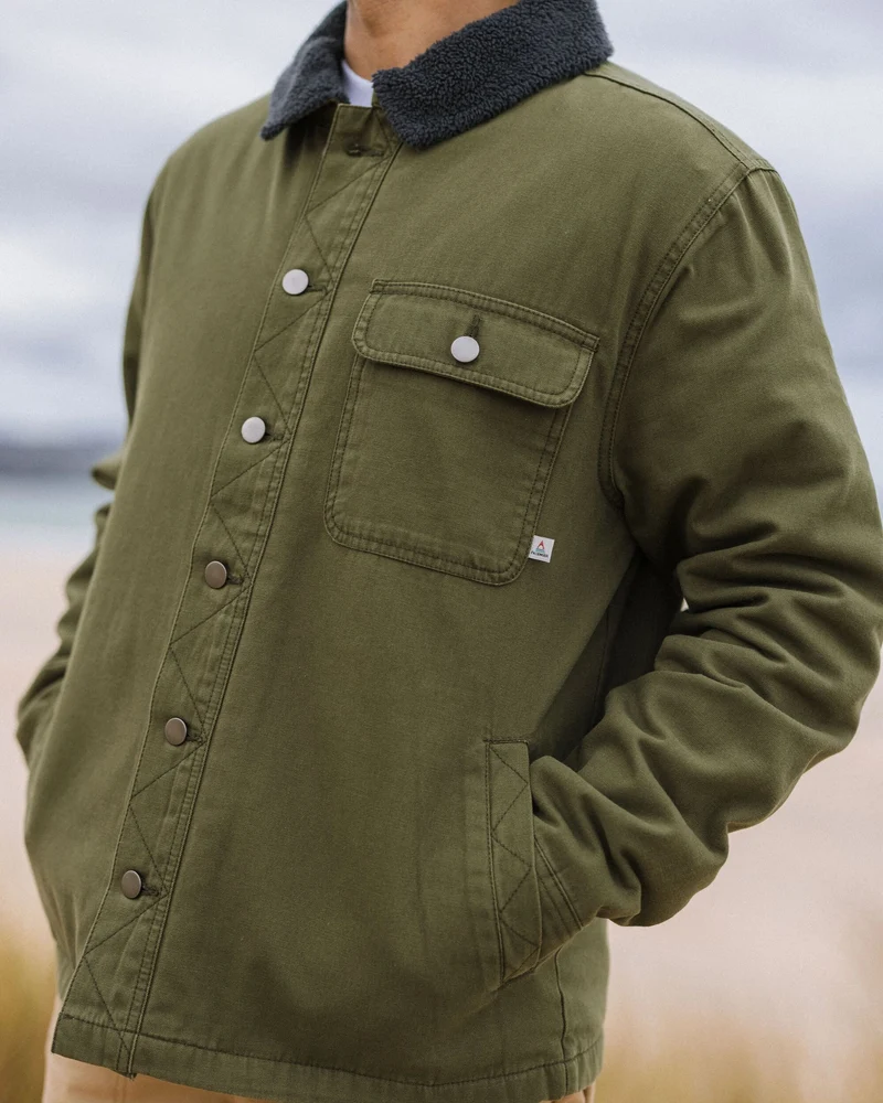Falcon Bio Leinenjacke - Khaki