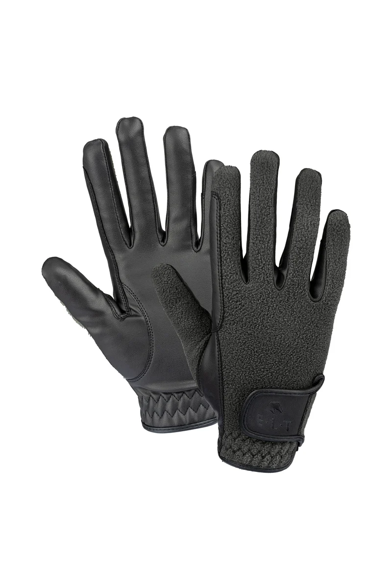 Fleece Winterreithandschuhe Black L