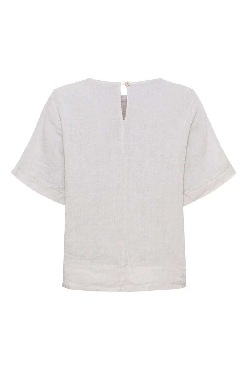 Ceyla Linen Top | Sabbia