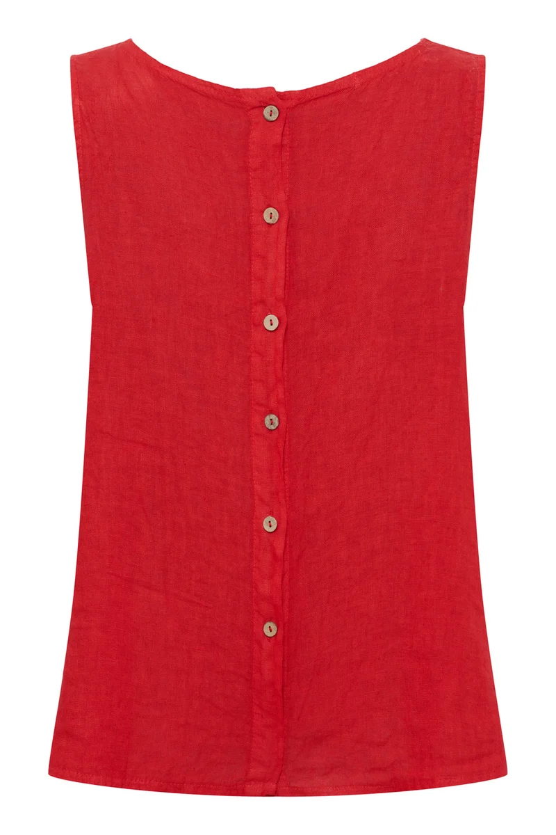 Alessia Linen Top | Inferno