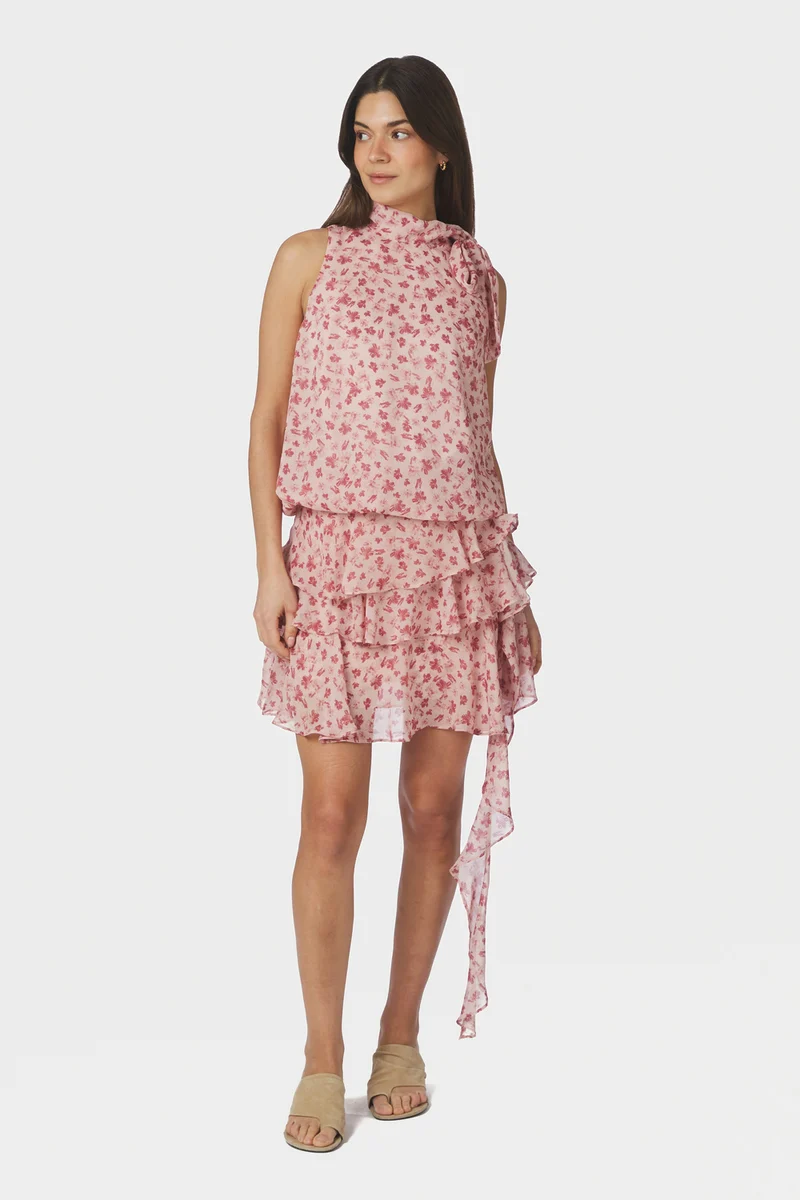 Veda Flower Top | Dusty rose | Top fra Neo Noir