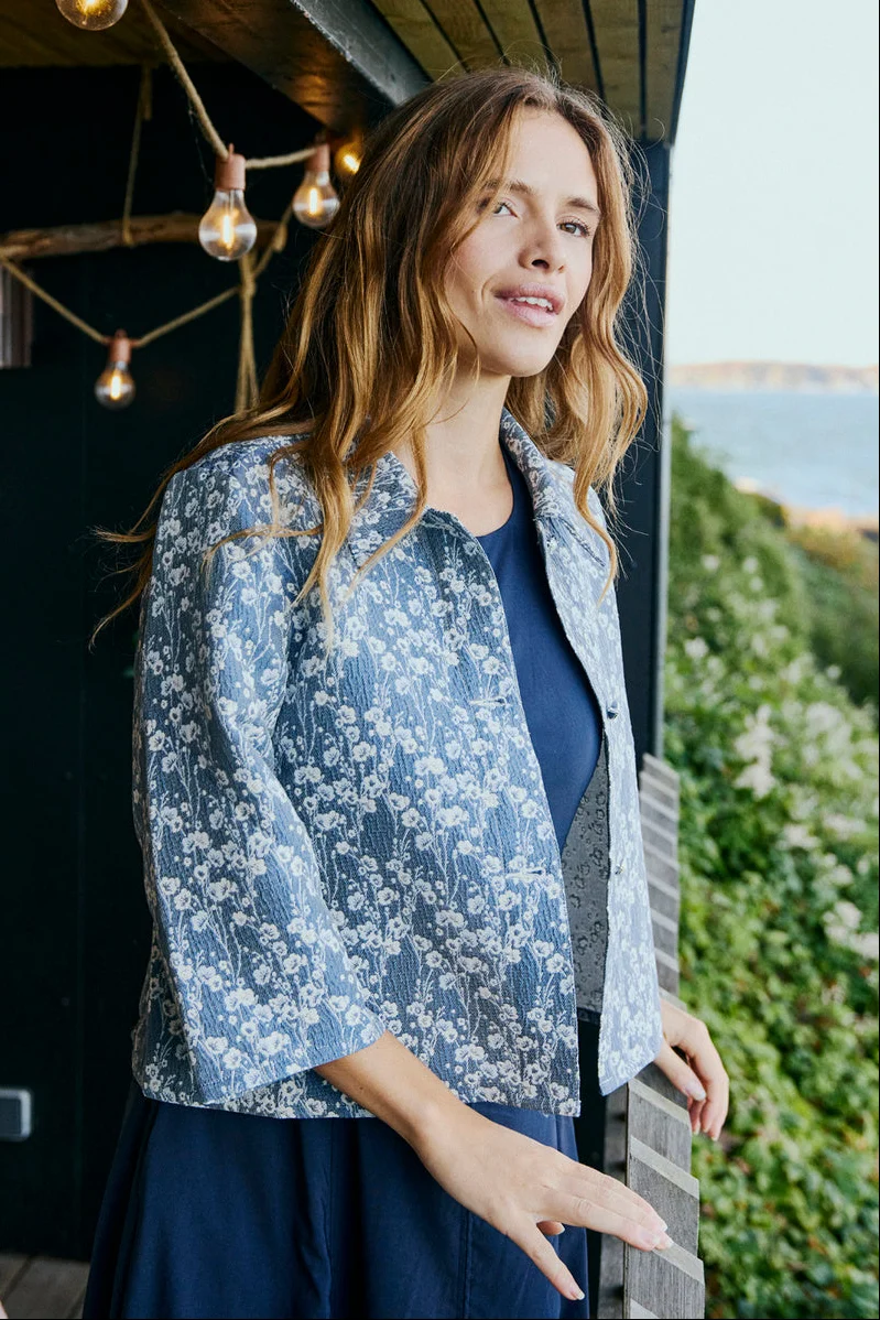 Fally Jacket 211534 | Vintage Indigo W Star Off-White
