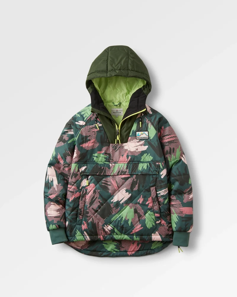 Ozean Isolierter Anorak - Abstrakter Berg Tannenbaum