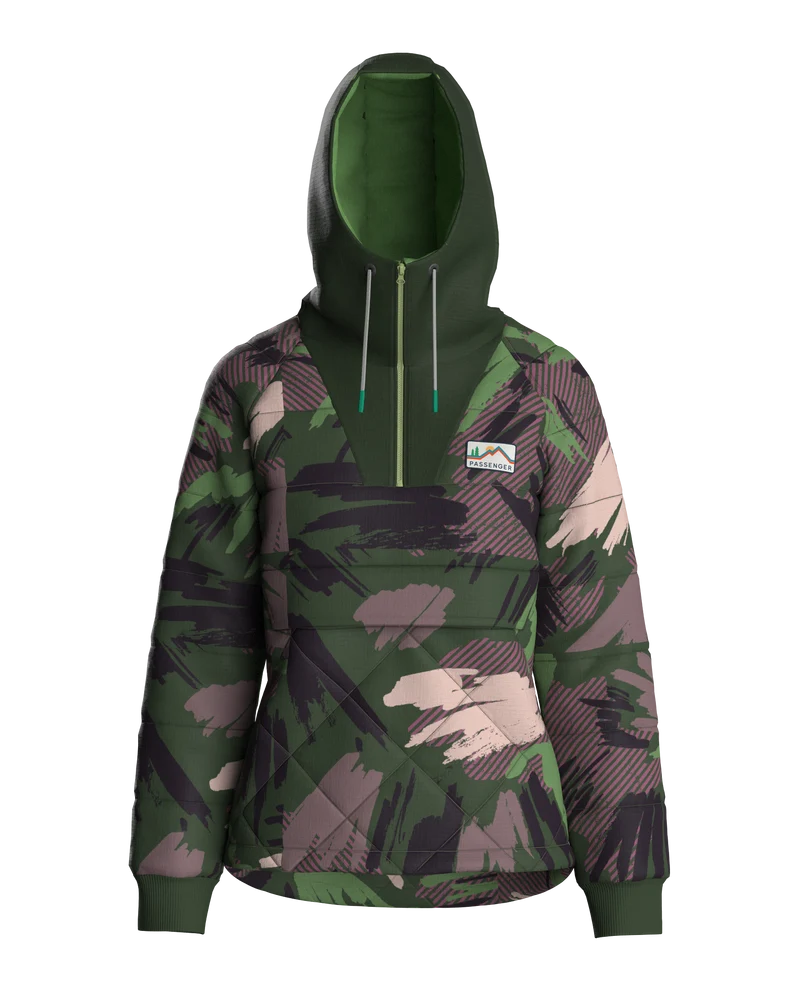 Ozean Isolierter Anorak - Abstrakter Berg Tannenbaum