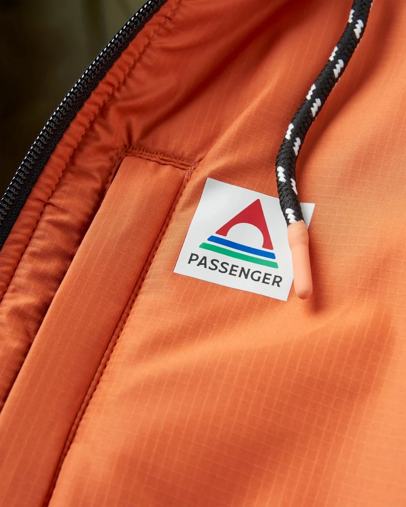 Dylan Isolierte Full-Zip-Jacke - Verbranntes Orange