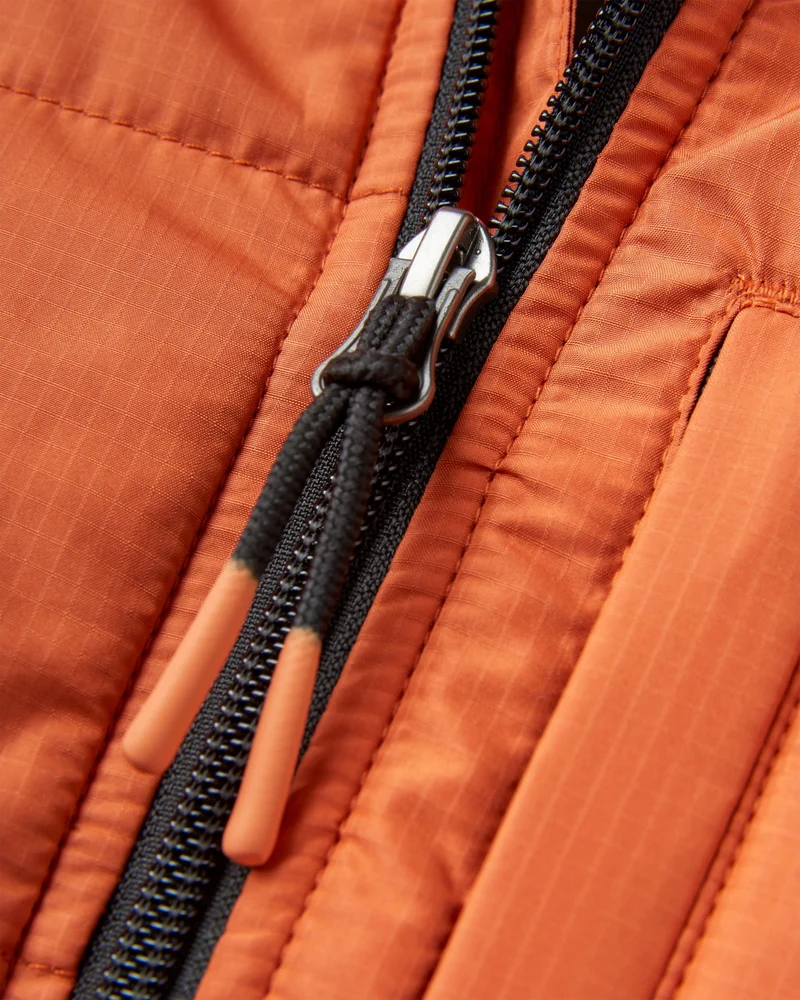 Dylan Isolierte Full-Zip-Jacke - Verbranntes Orange
