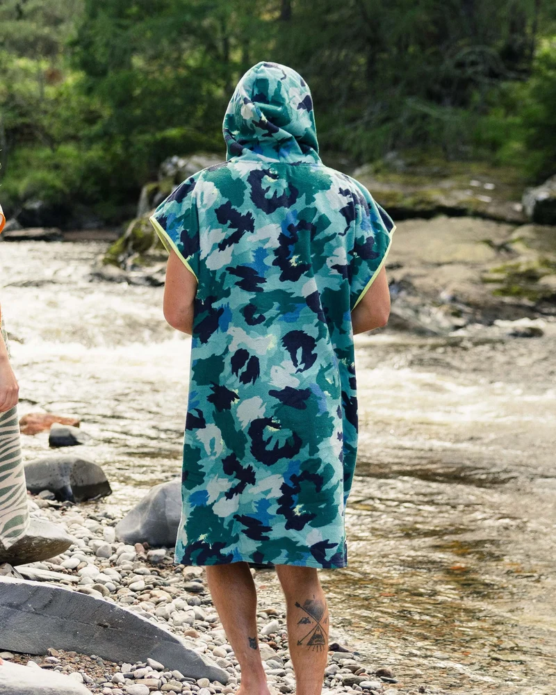 Tulum Surf-Poncho - Alpine Camo Khaki