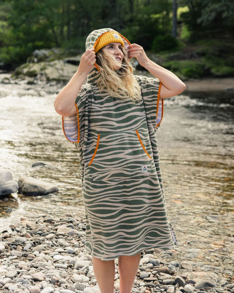 Tulum Surf-Poncho - Strata Khaki