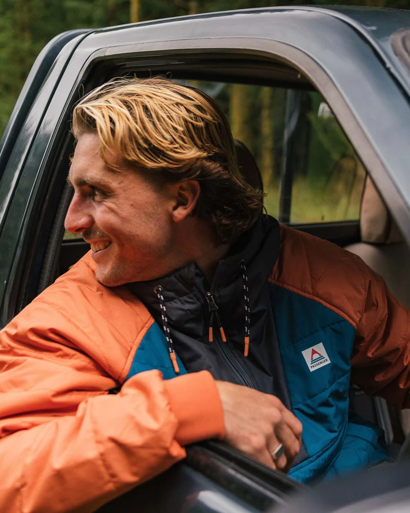Oceanic Isolierte Anorak - Tidal Blue/Burnt Orange