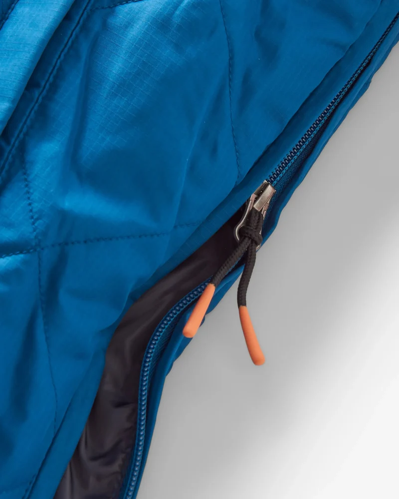 Oceanic Isolierte Anorak - Tidal Blue/Burnt Orange