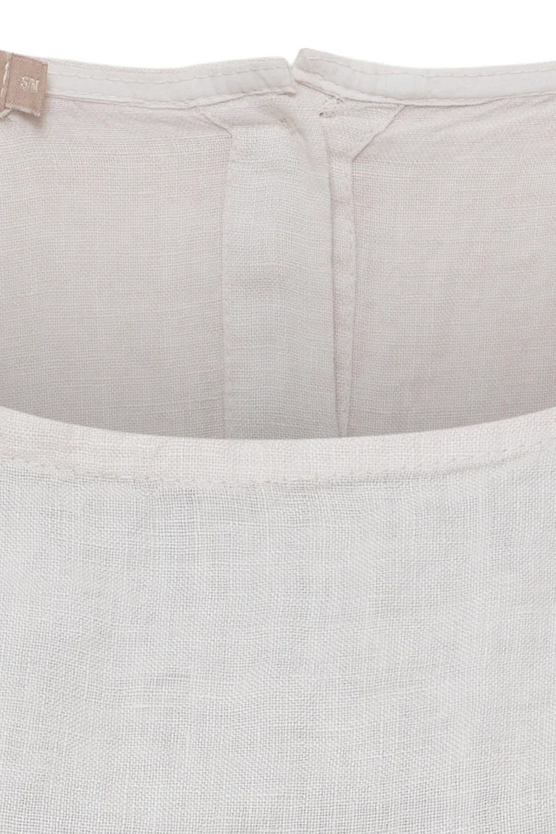 Alessia Linen Top | Sabbia