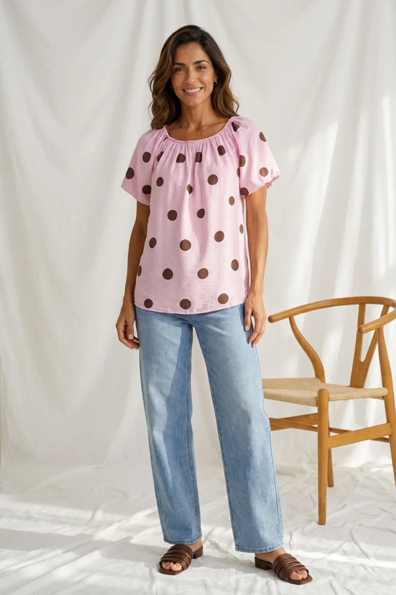 Luciana Top | Pink