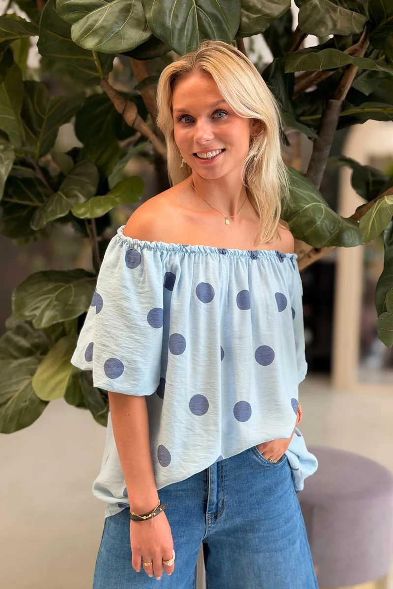 Luciana Top | Celeste