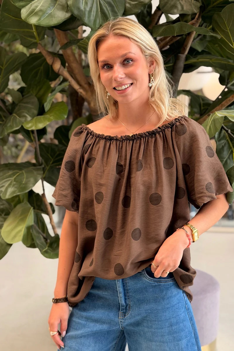 Luciana Top | Brown