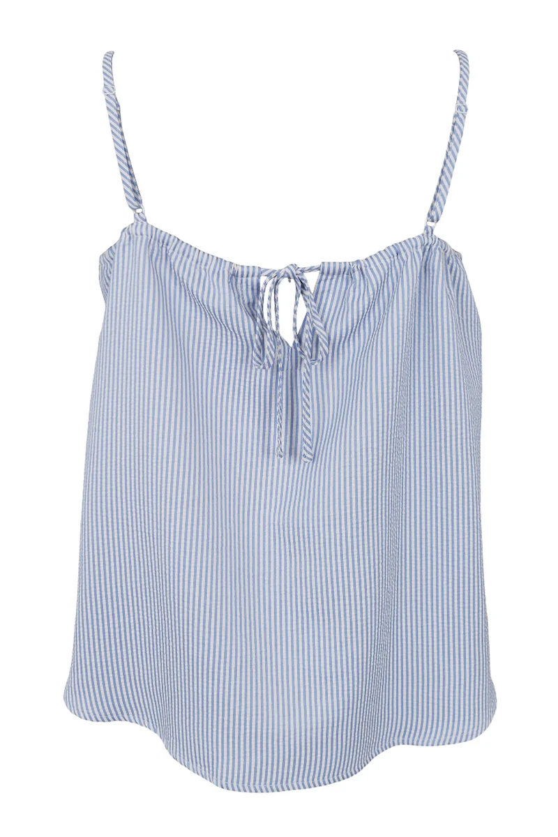 Catherine Strap Top | Lt. Blue | Top fra Black Colour