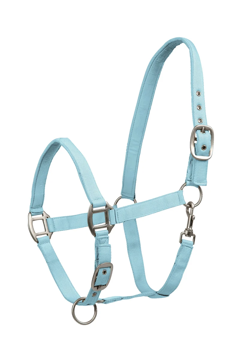 Perlon Satin Halfter Light Blue X-Full