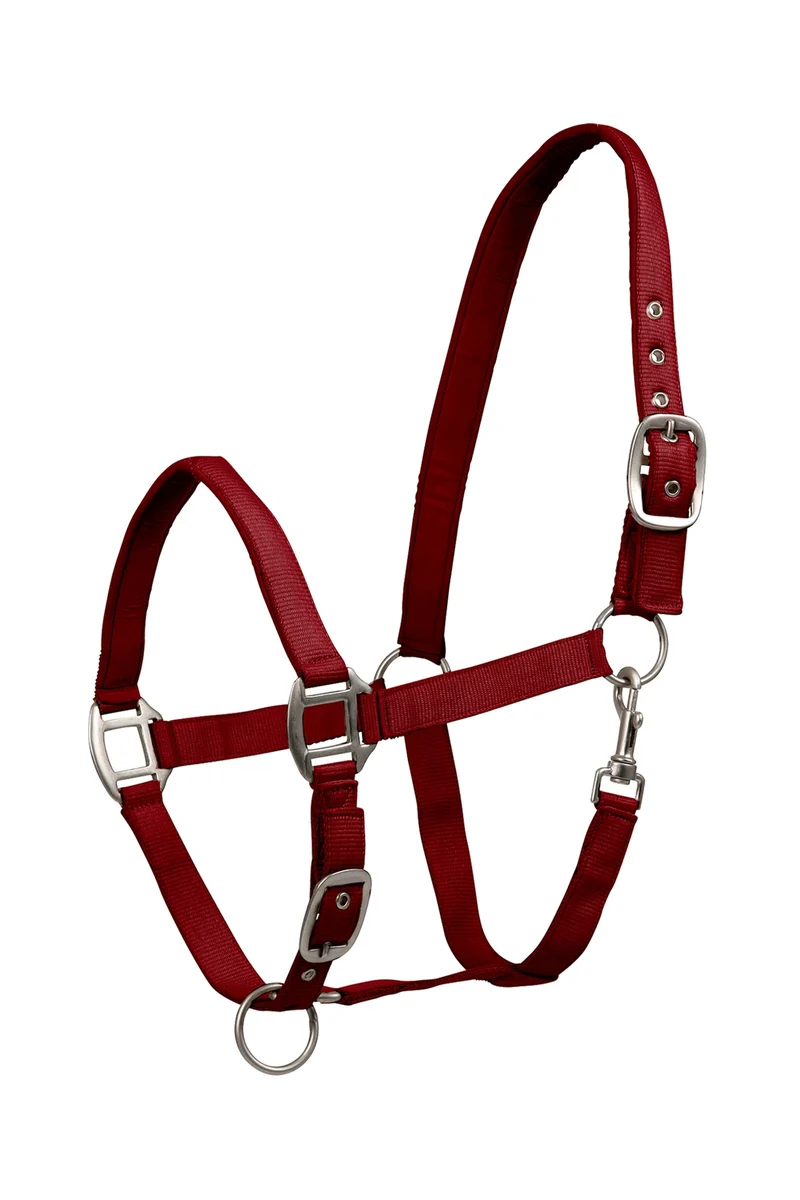 Perlon Satin Halfter Bordeaux V