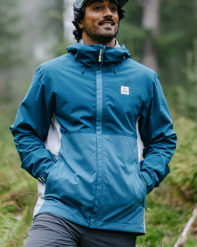 Downpour Wasserdichte Jacke - Tidal Blue/Blue Steel
