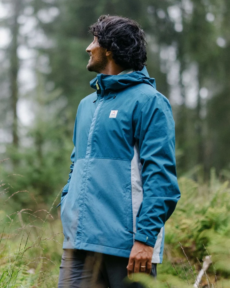 Downpour Wasserdichte Jacke - Tidal Blue/Blue Steel