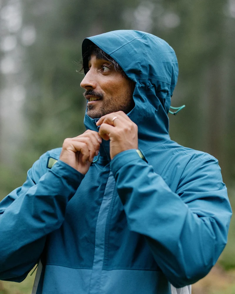 Downpour Wasserdichte Jacke - Tidal Blue/Blue Steel