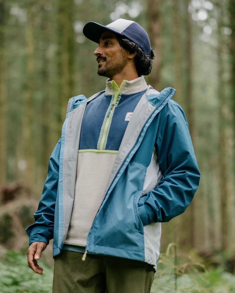 Downpour Wasserdichte Jacke - Tidal Blue/Blue Steel