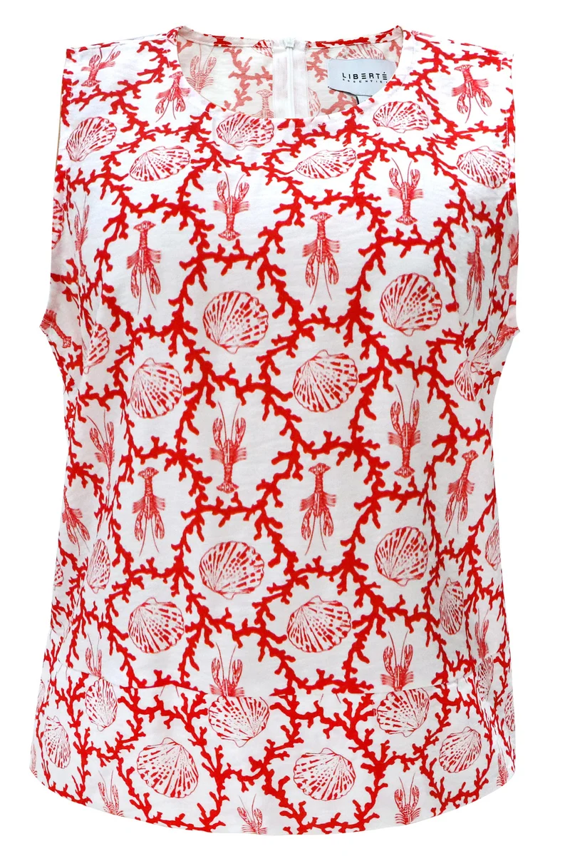 Lobbi Top | Lobster Red